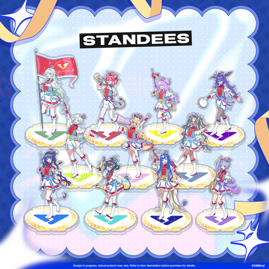 V4Mirai 3rd Anniversary Merch - Acrylic Standee