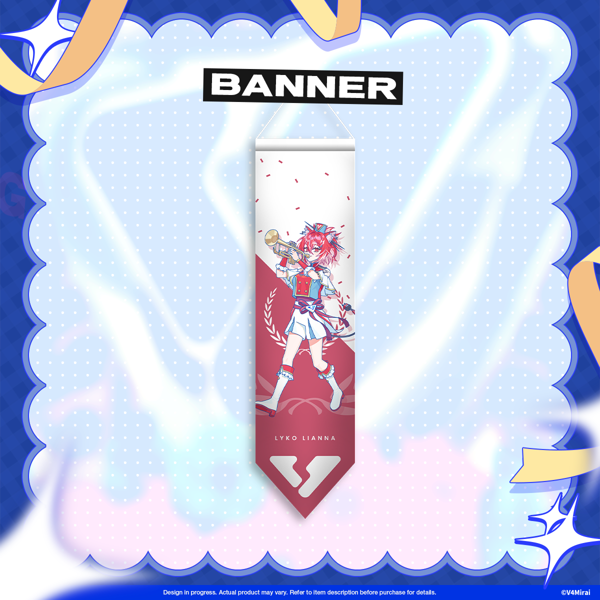 V4Mirai 3rd Anniversary Merch - Banner