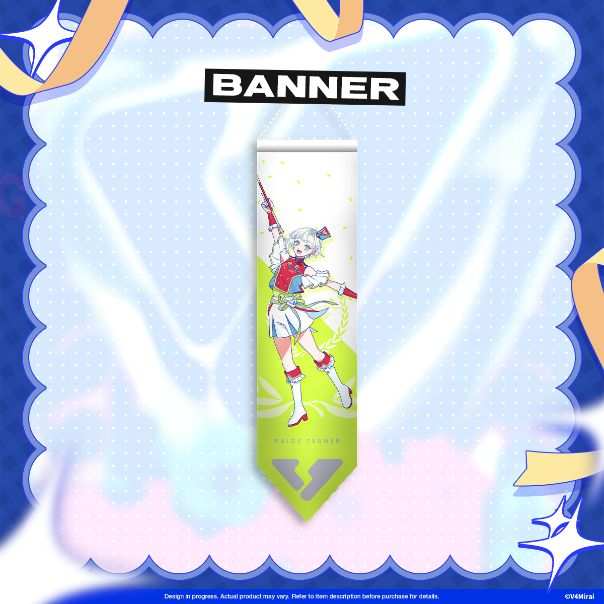 V4Mirai 3rd Anniversary Merch - Banner