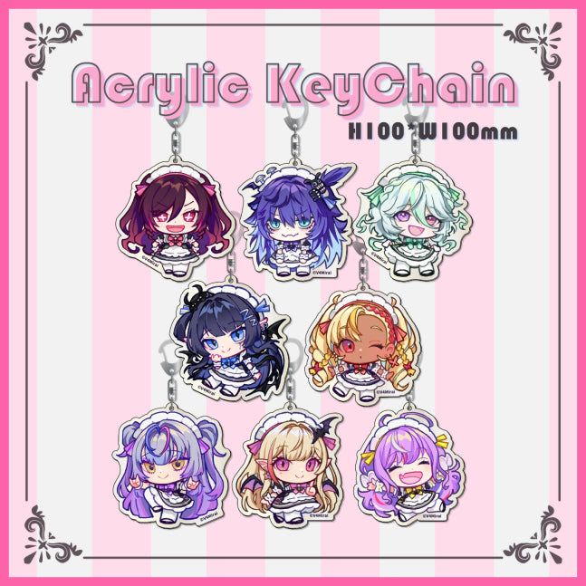 V4MaidCafe Acrylic Keychain