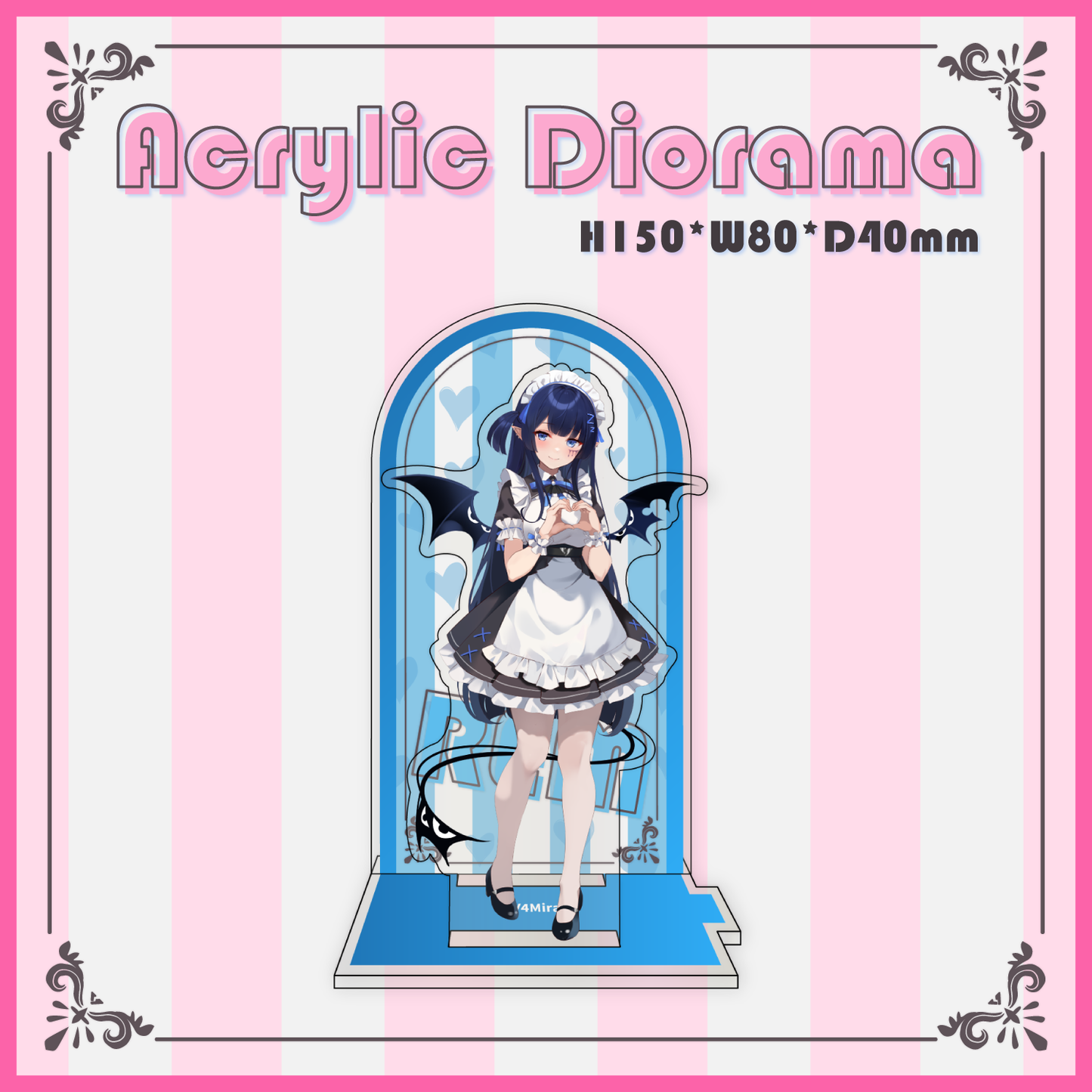 Diorama acrílico V4MaidCafe: REM Kanashibari