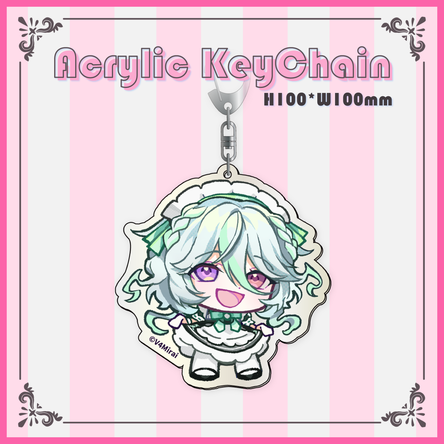 V4MaidCafe Acrylic Keychain - Alias Anono