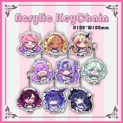 V4MaidCafe Acrylic Keychain - Mono Monet